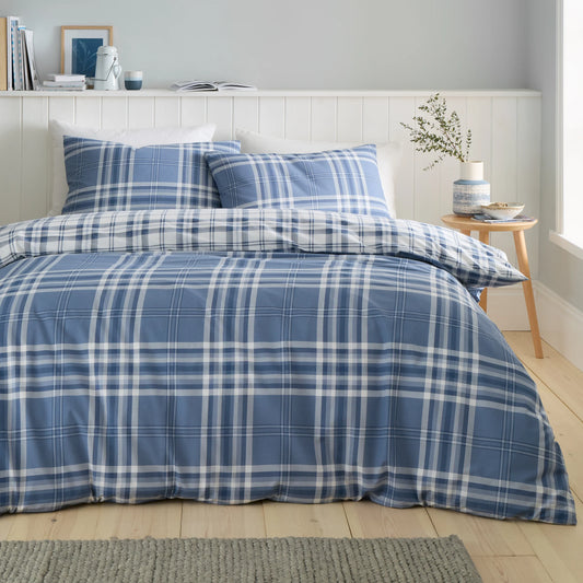 Kelso Check Reversible Duvet Cover Set