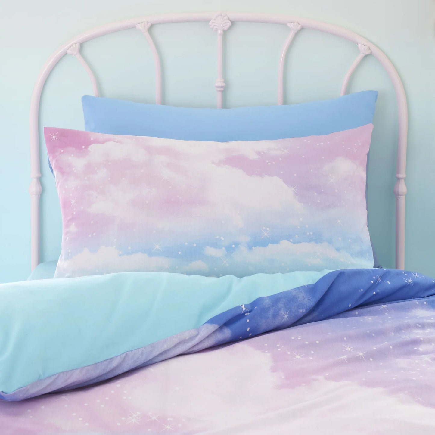 Ombre Rainbow Clouds Duvet Cover Set by Catherine Lansfield