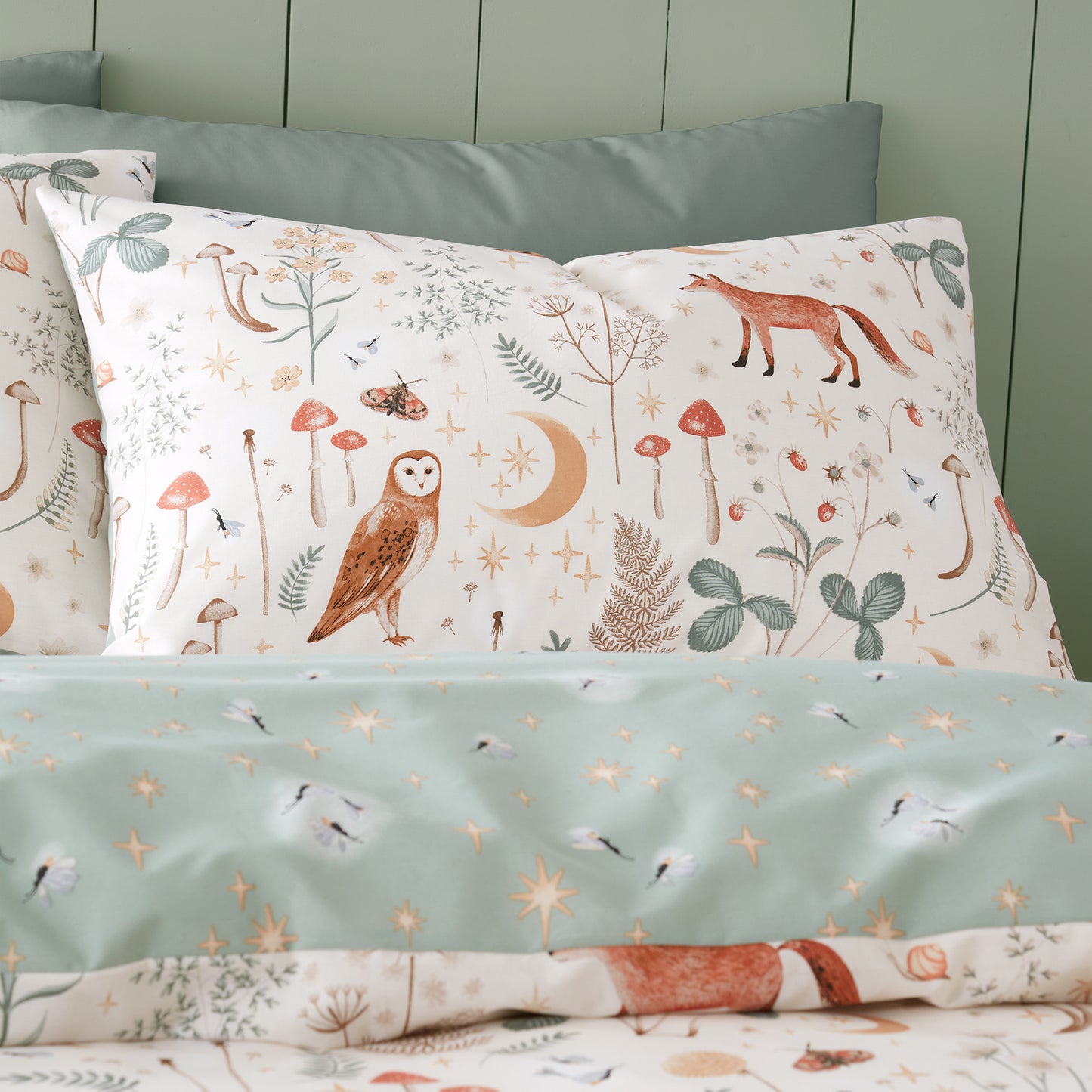 Enchanted Twilight Natural Duvet Cover Set - Catherine Lansfield