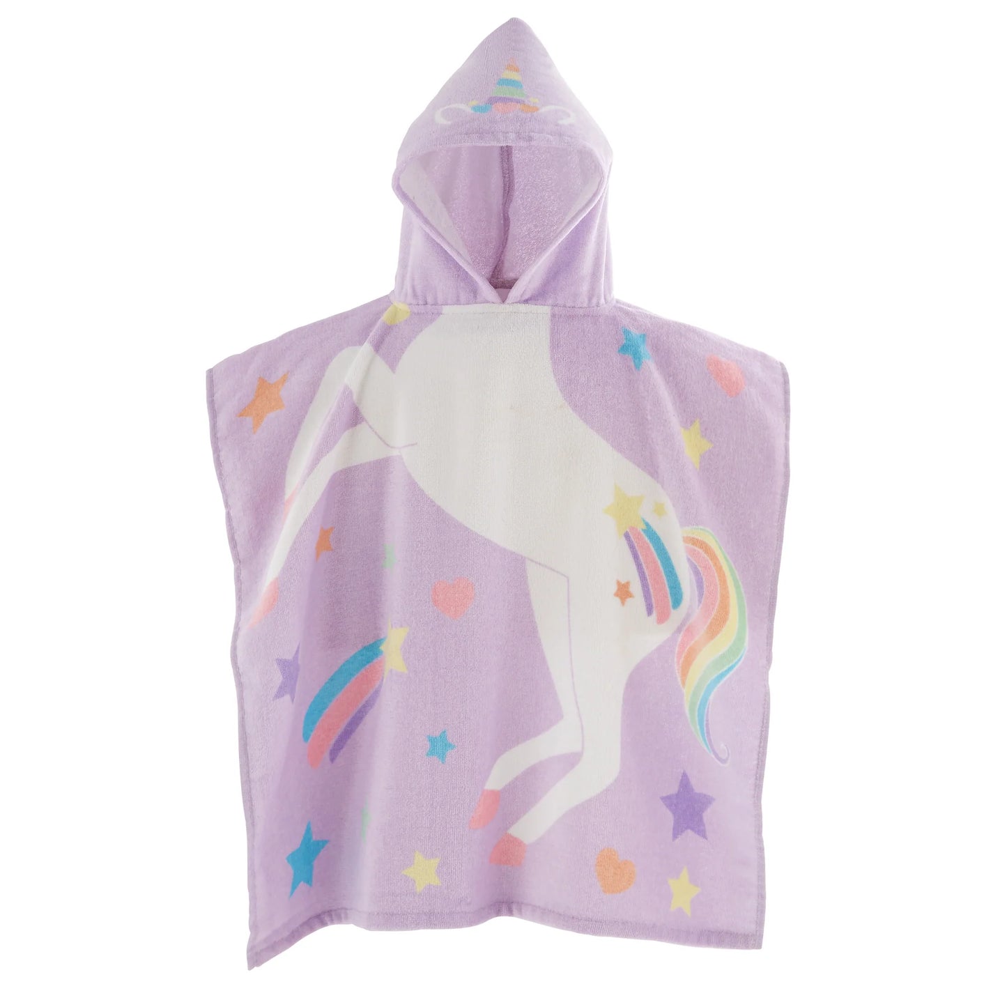 Unicorn Hooded Towel Poncho