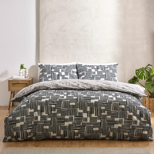 Blocks Reversible Duvet Cover Set by Catherine Lansfield