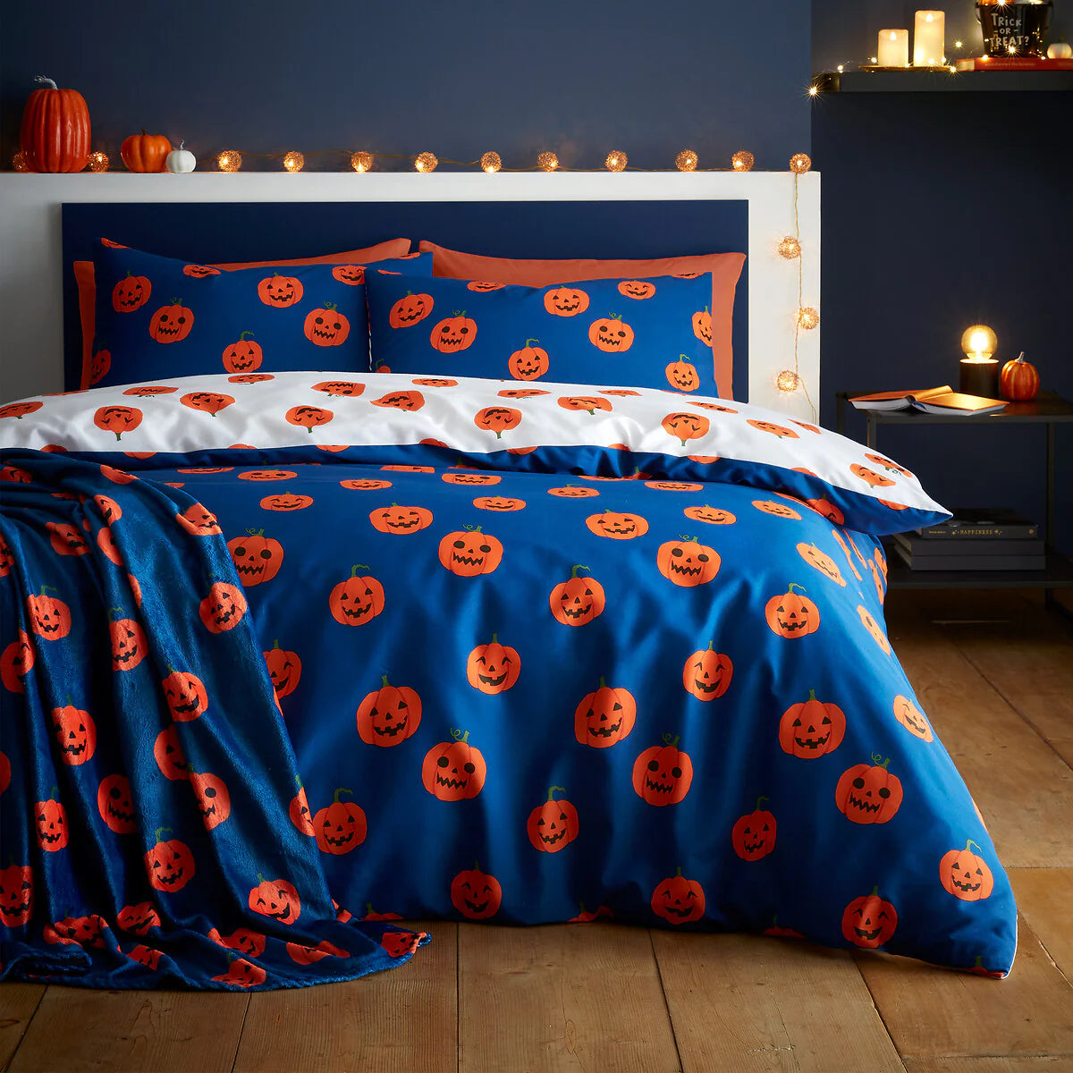 Halloween Pumpkins Duvet Cover Set