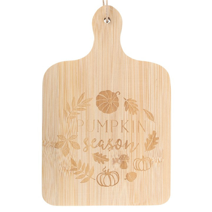 Pumpkin Season bamboo Serving Board