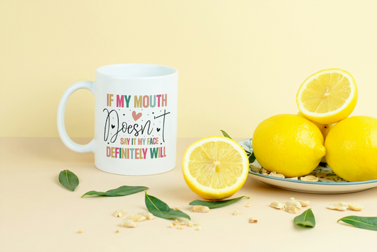 If My Mouth ..... Humour Mug or Travel Mug