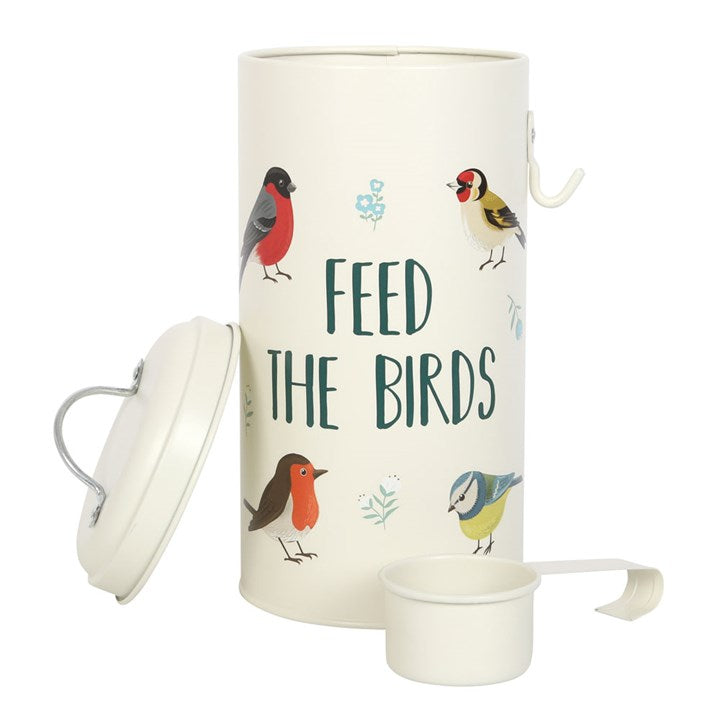 Feed The Birds Bird Seed Tin & Scoop