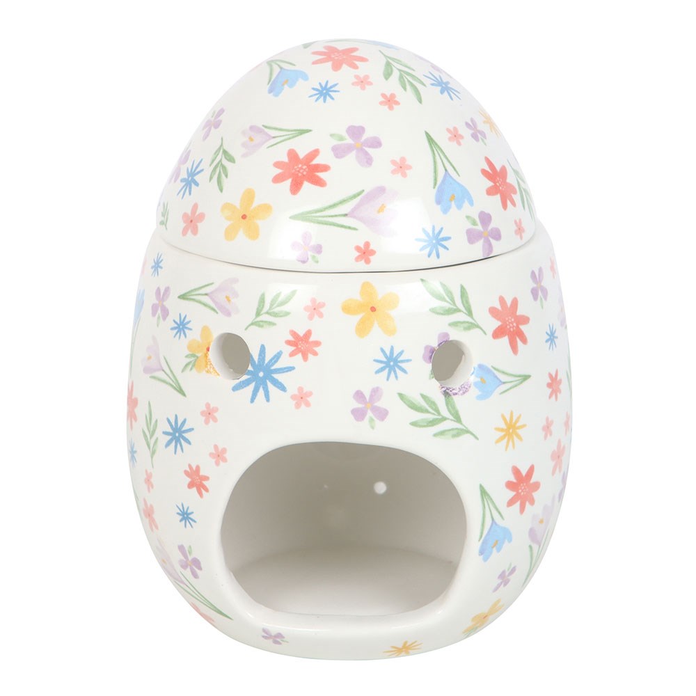 Spring Floral Print Oil Burner & Wax Warmer