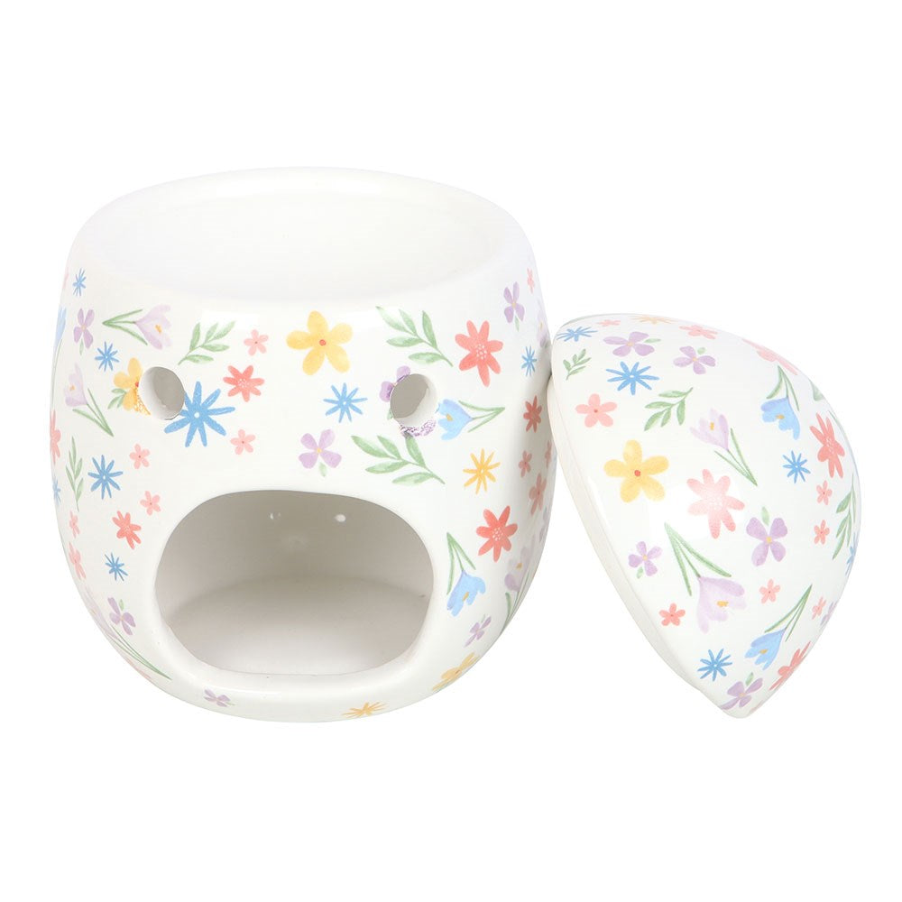 Spring Floral Print Oil Burner & Wax Warmer