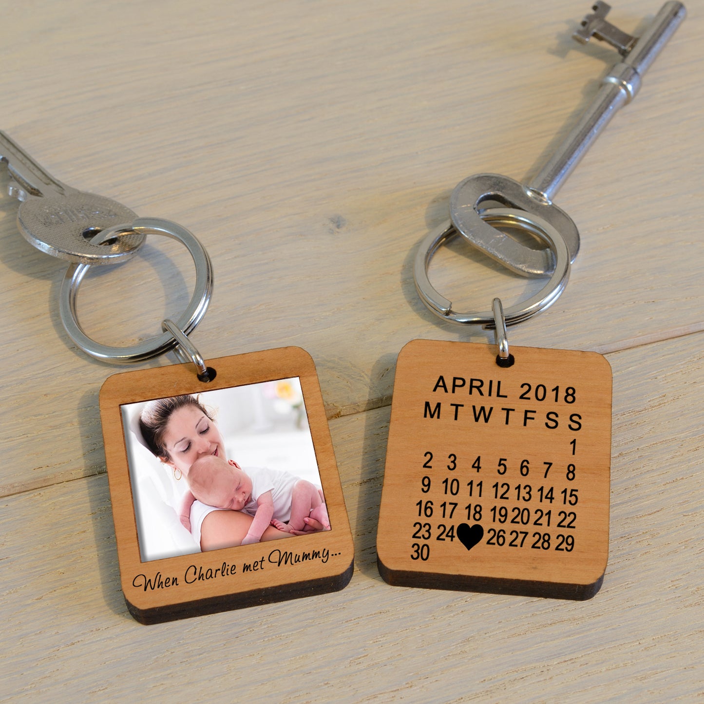 When . . . Met Mummy Photo Upload Key Ring