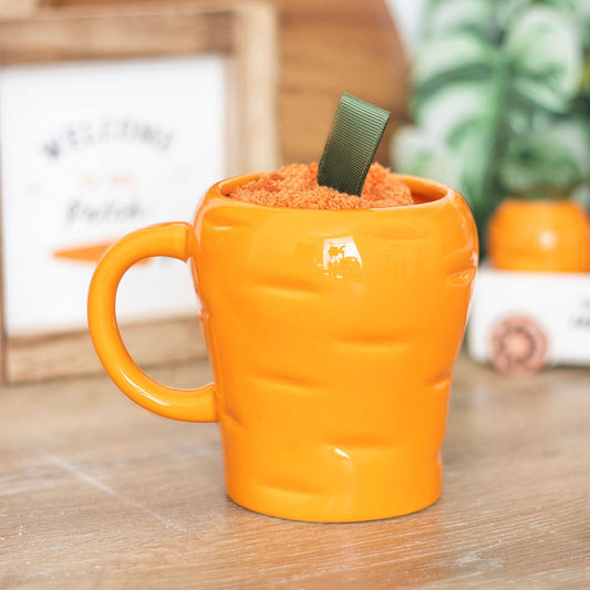 Carrot Shaped Mugs & Socks Set