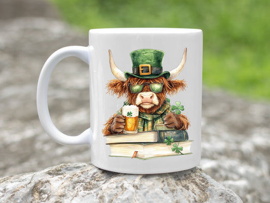 Drunk Highland Cow - St. Patrick's Day