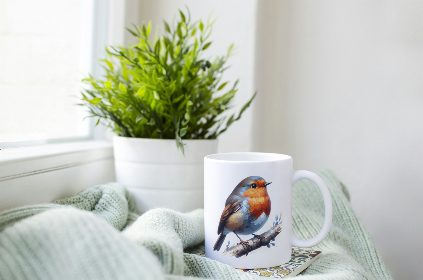 Robin Gift Set - Mug & Notebook & FREE Keyring