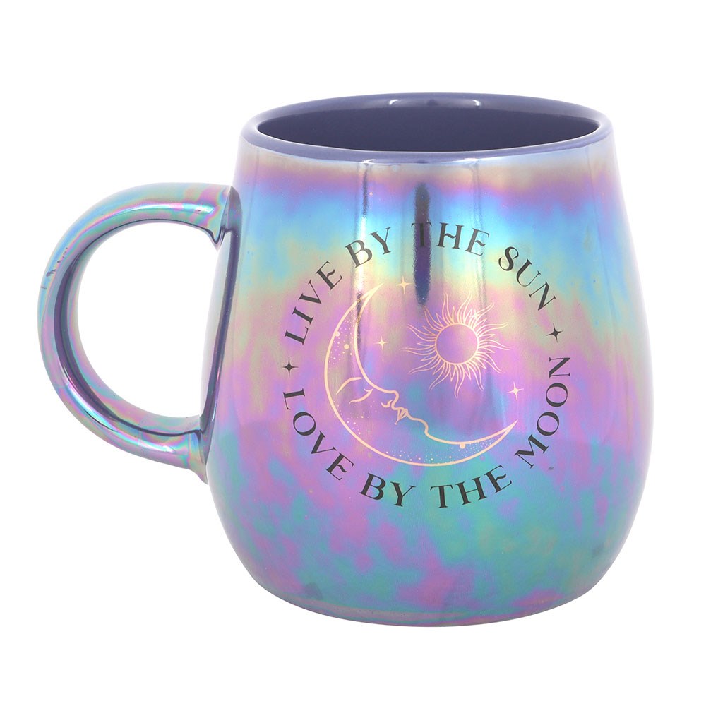 Live By The Sun Love By The Moon.... Iridescent Mug