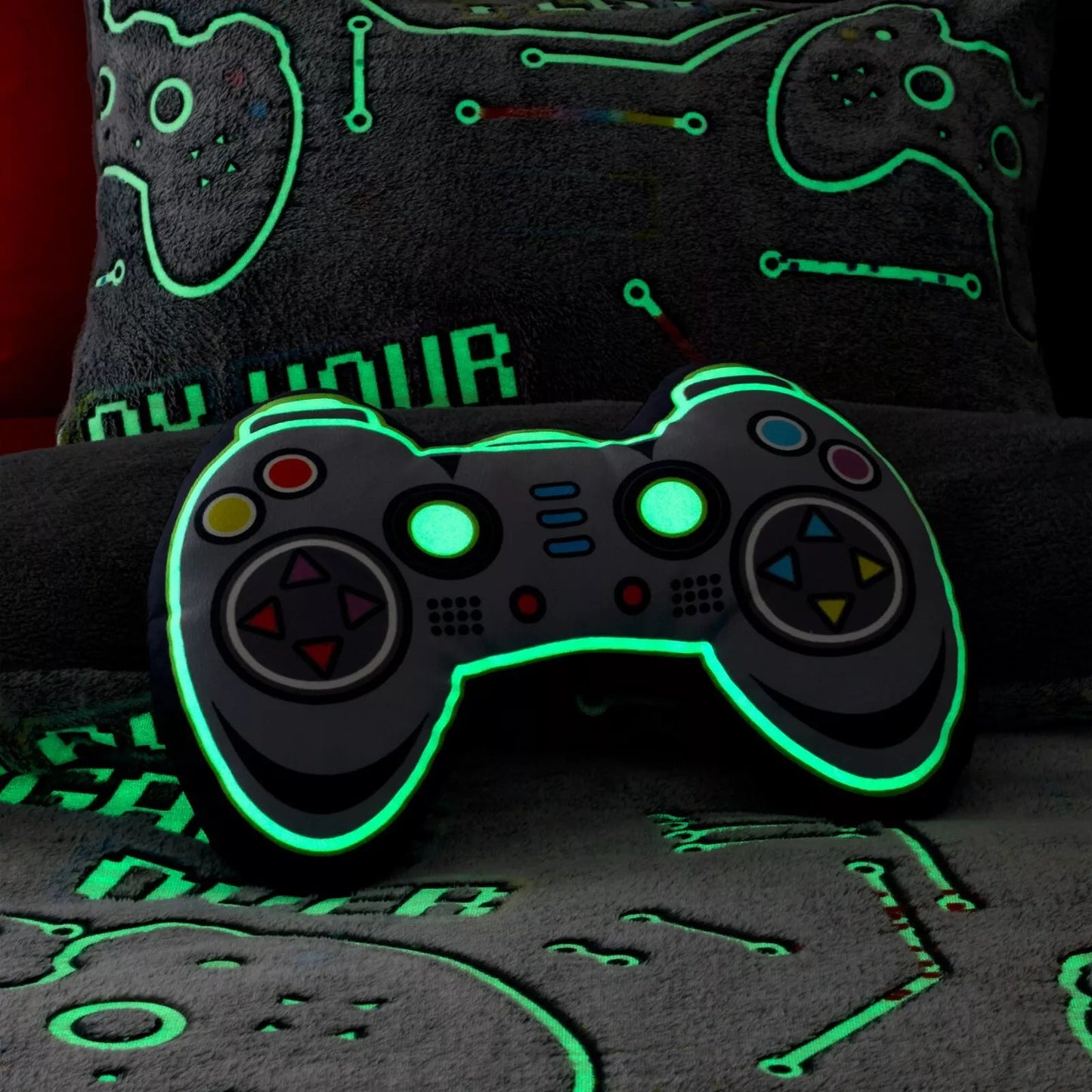 Game Over 3D Glow in the Dark Cushion