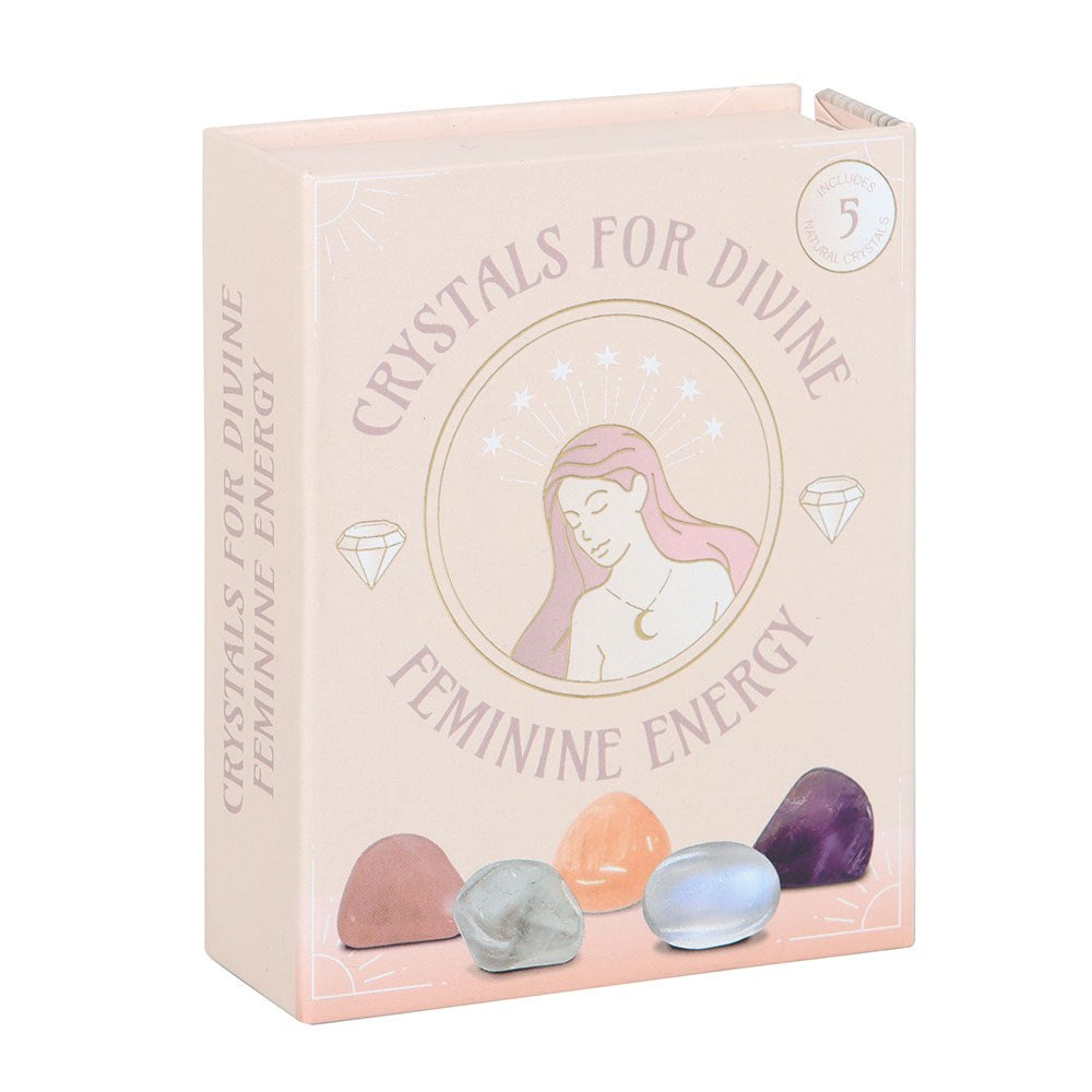 Set of 5 Crystals For Devine Feminine Energy