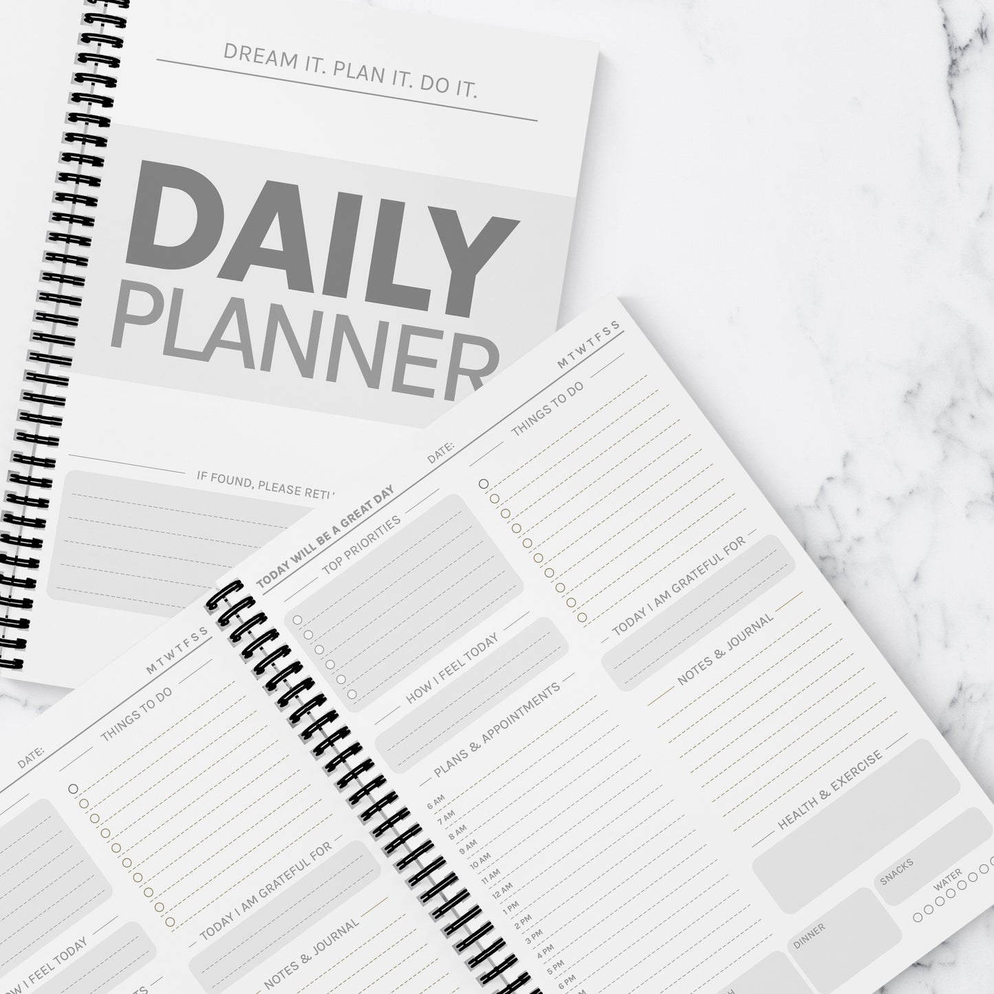 Rich Botanical Photo Upload Daily Planner