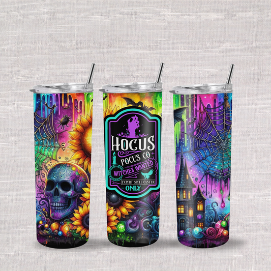 Hocus Pocus - 20oz Stainless Steel Skinny Tumbler