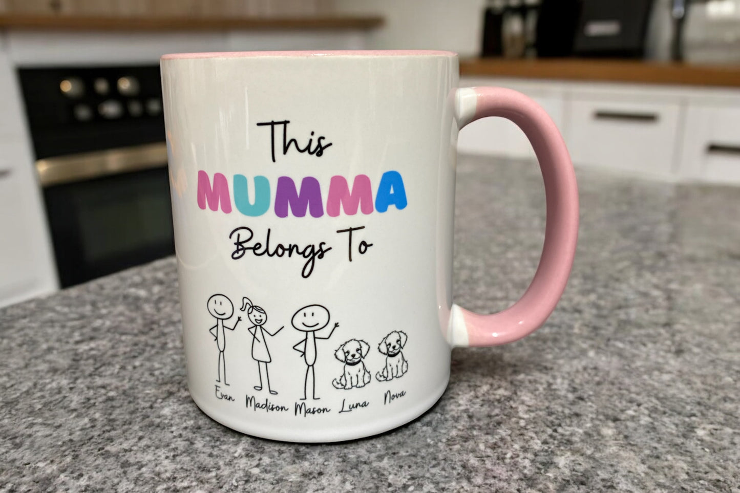 Personalised Stick Figure Mug