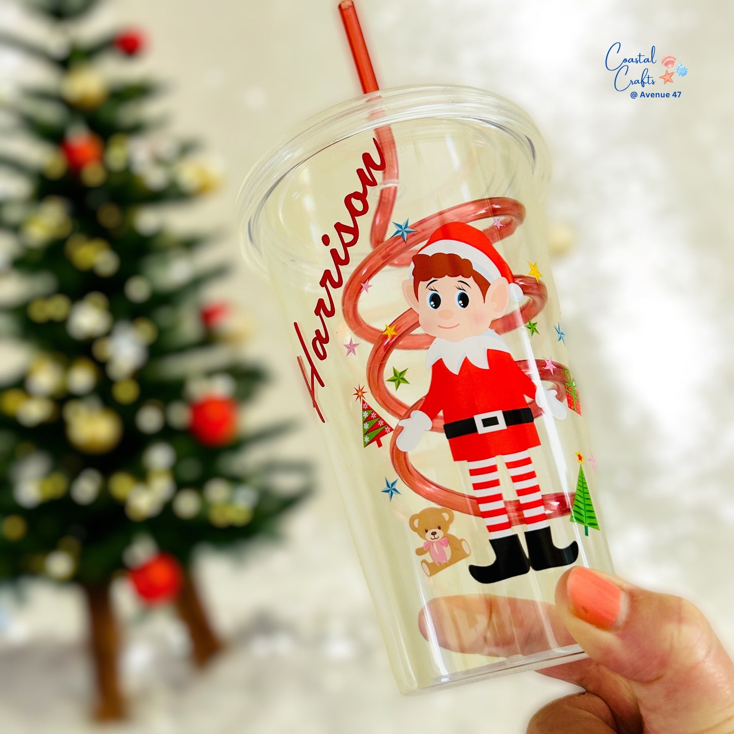 Personalised Elf Cup