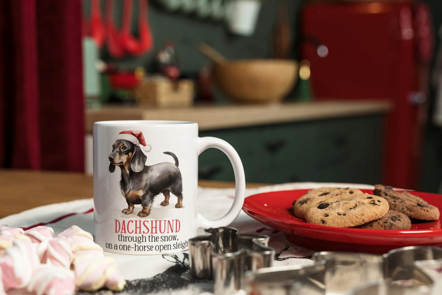 Festive Dog Mugs - 15 Designs - Also Available in Travel Mugs