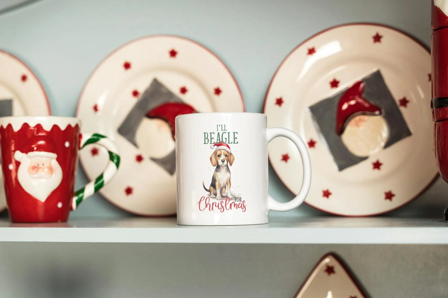 Festive Dog Mugs - 15 Designs - Also Available in Travel Mugs