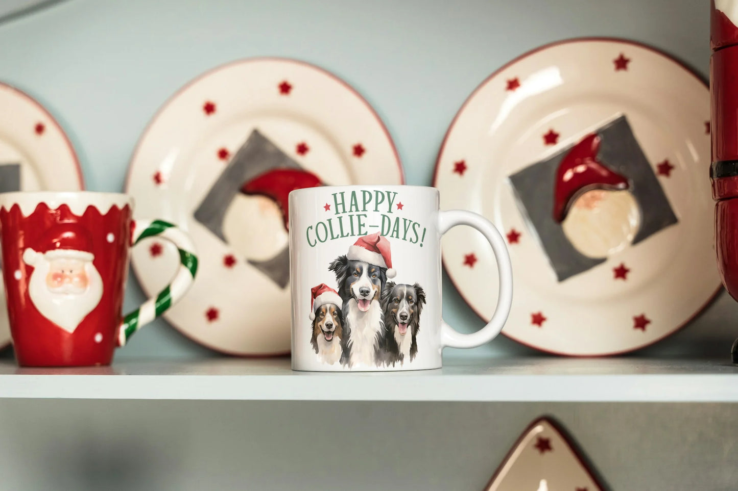 Festive Dog Mugs - 15 Designs - Also Available in Travel Mugs