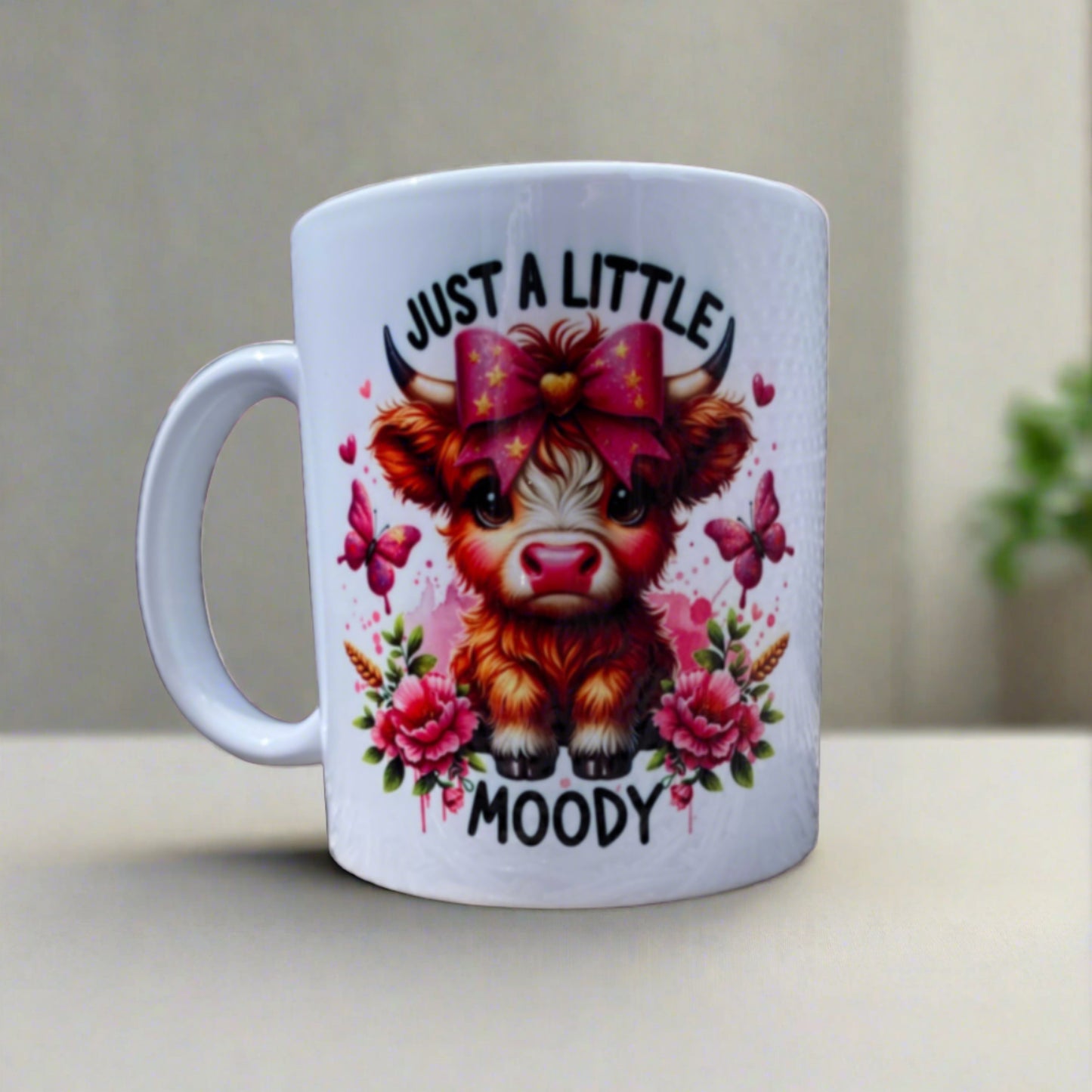 Just A Little Moody Mug or Travel Mug