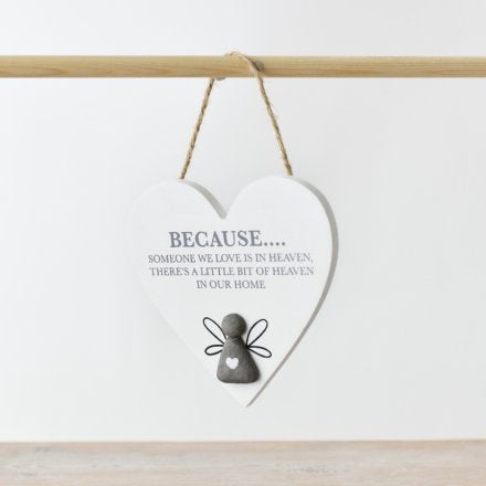 'Someone We Love Is In Heaven' Pebble Hanger