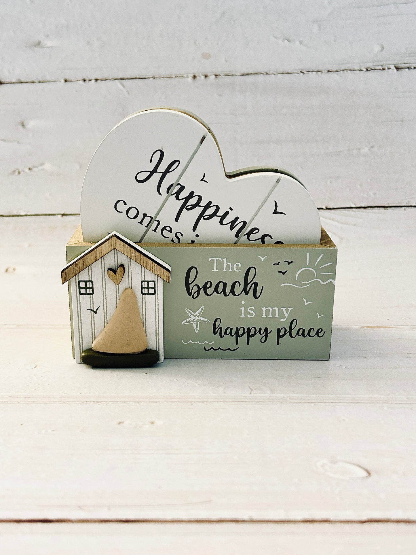 Happy Place Beach Coasters - 4 Pack