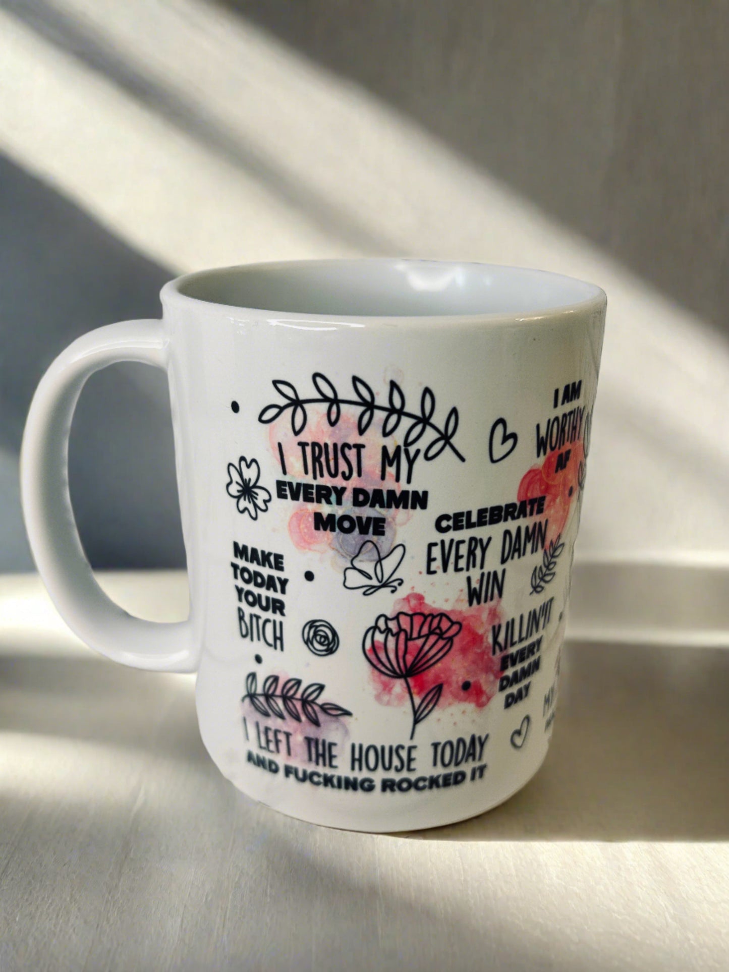 Sweary Affirmations Mug or Travel Mug