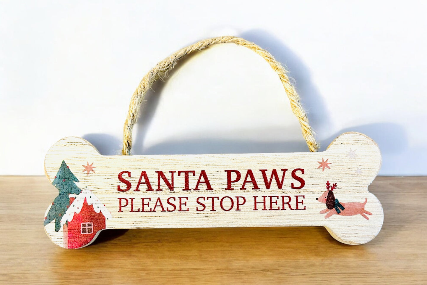 Santa Paws Small Hanging Sign