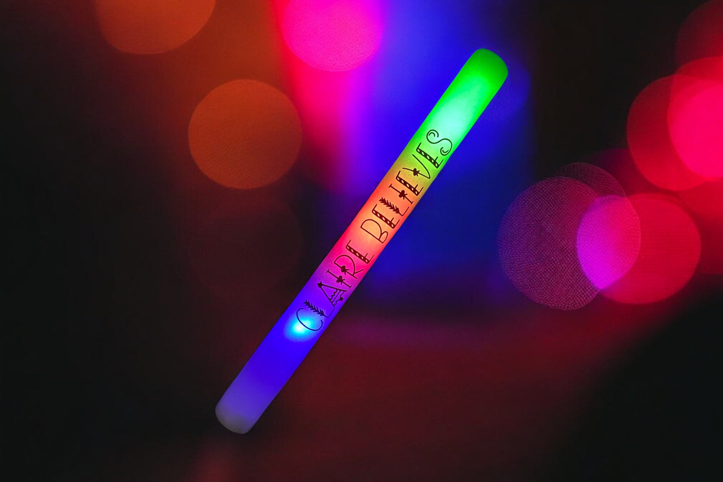 Personalised - Large LED Strobe Foam Glow Sticks