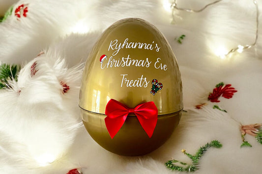 Personalised Giant Fillable Eggs - Gold