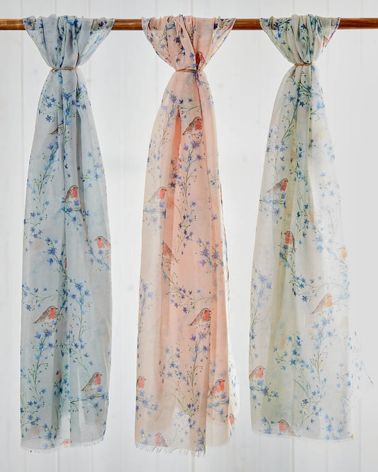 Forget Me Not Robin Scarf - 3 Colours