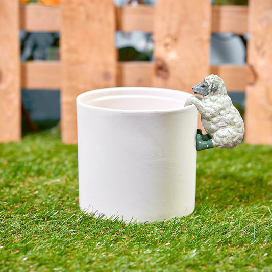 Sheep With Wellies Plant Pot Hugger