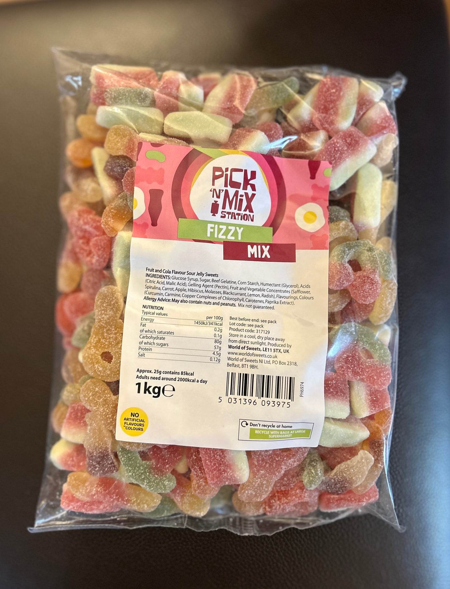 Pick n Mix Fizzy Mix Bag 1kg