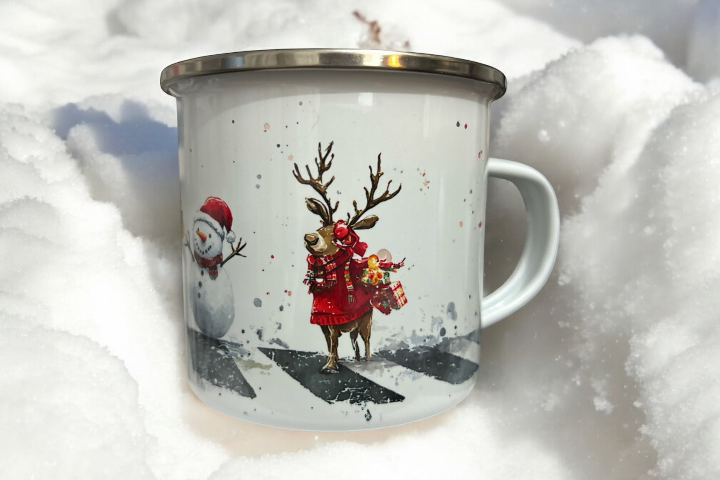 Children's Christmas Characters Mug - Wrap Around Design