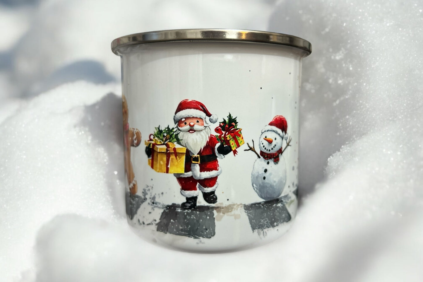 Children's Christmas Characters Mug - Wrap Around Design