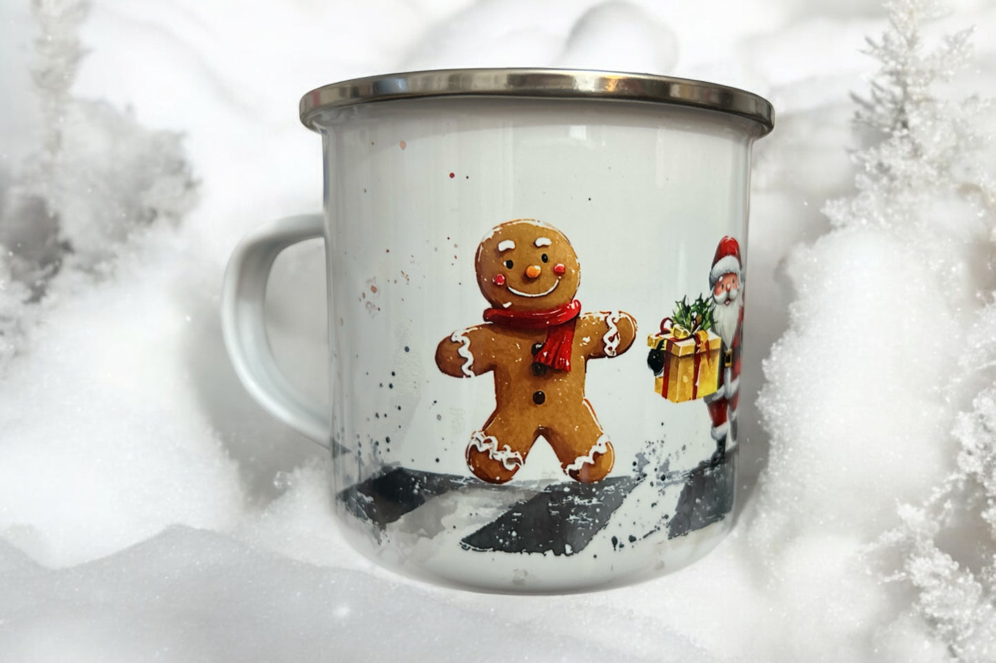 Children's Christmas Characters Mug - Wrap Around Design