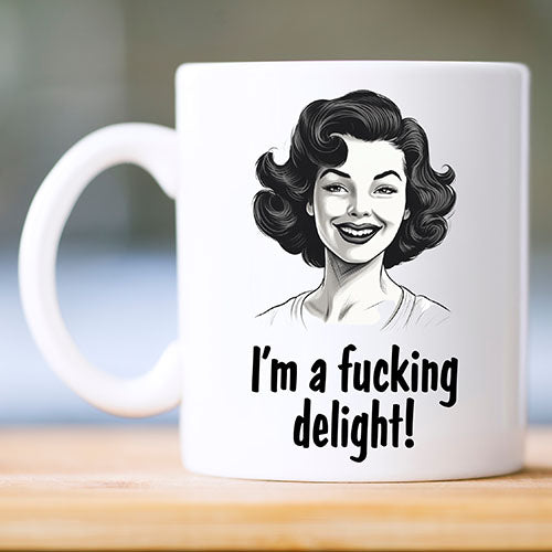 F***ING Delight Mug or Travel Mug