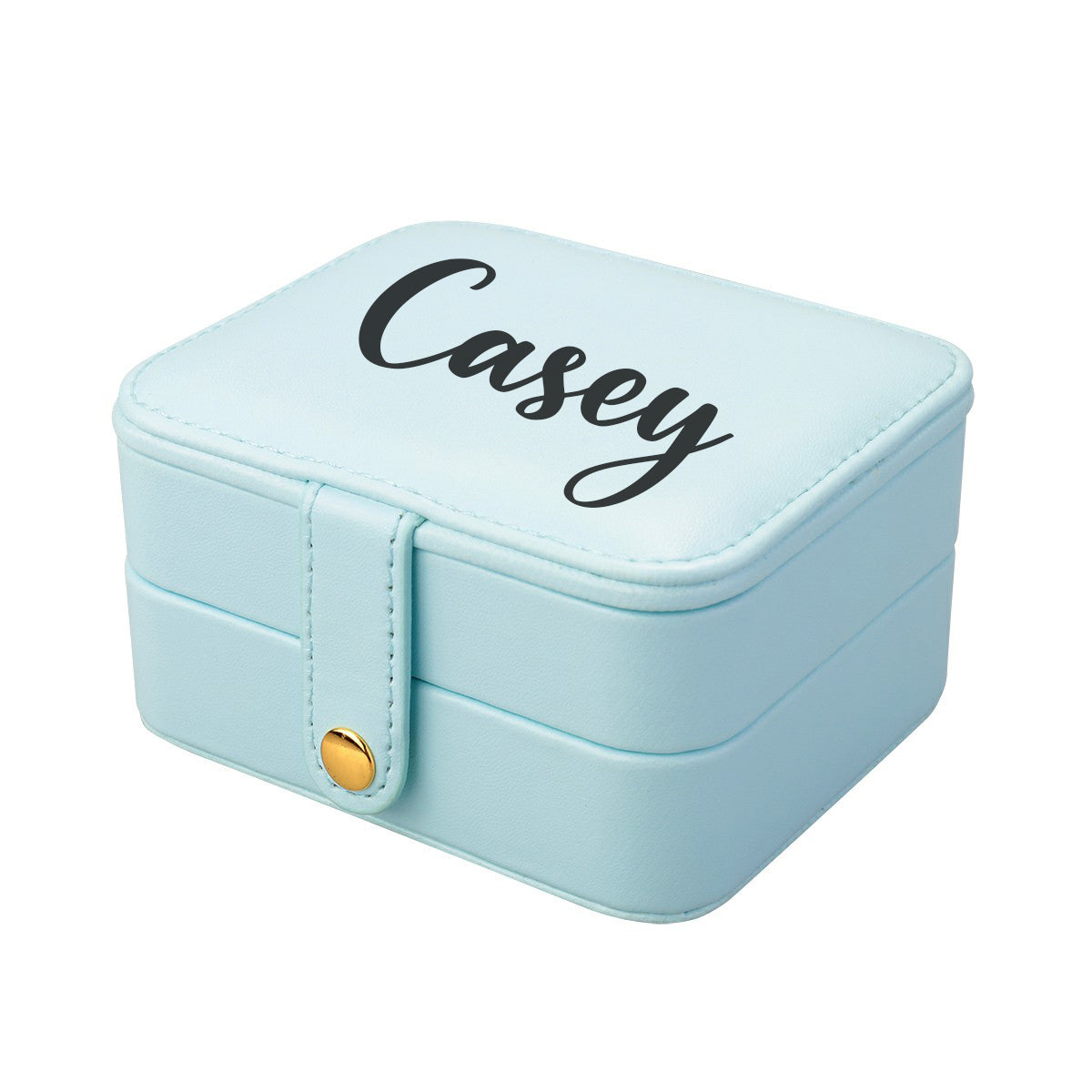 Personalised Name Travel Jewellery Box