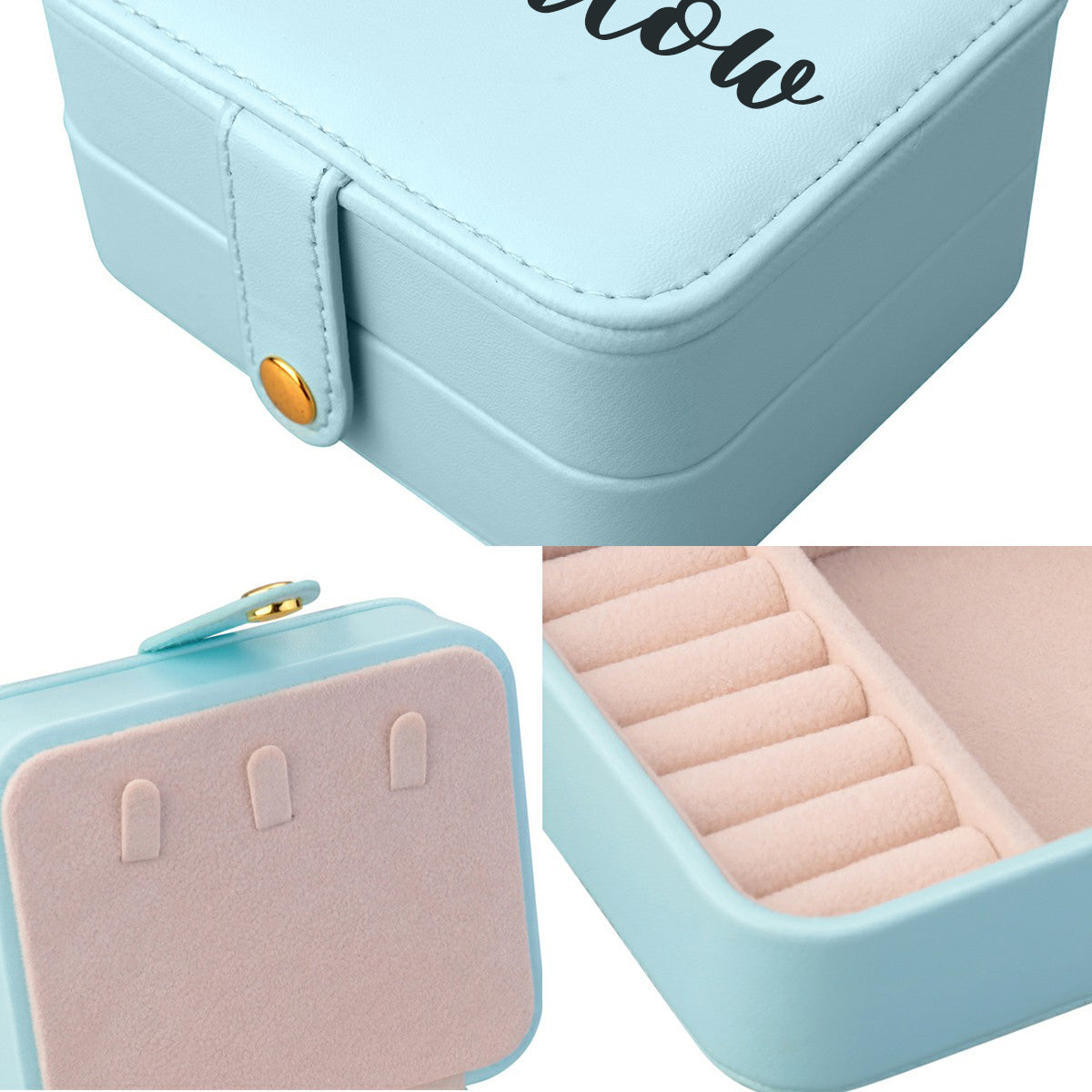 Personalised Name Travel Jewellery Box