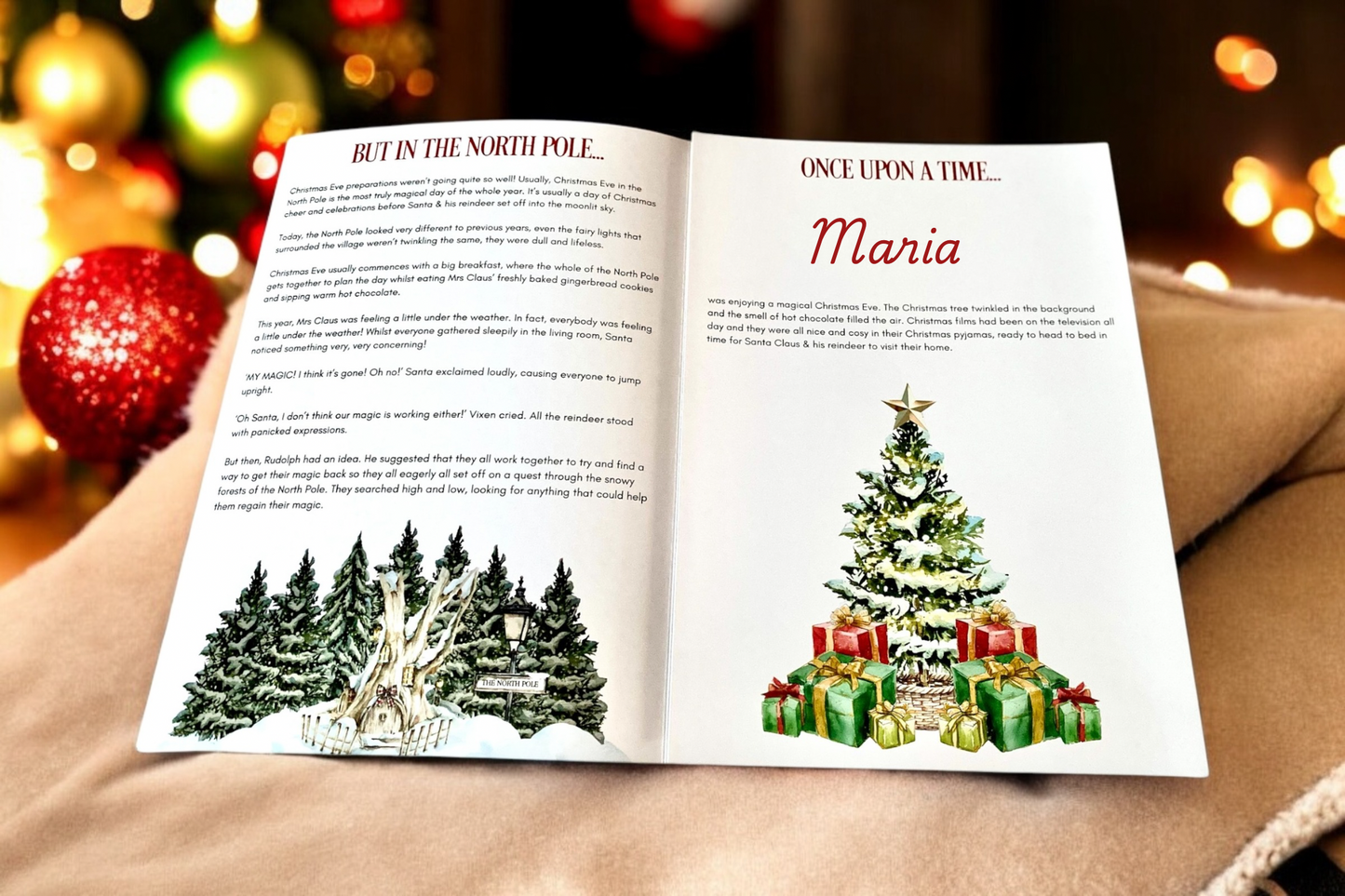 Personalised Christmas Story Booklet