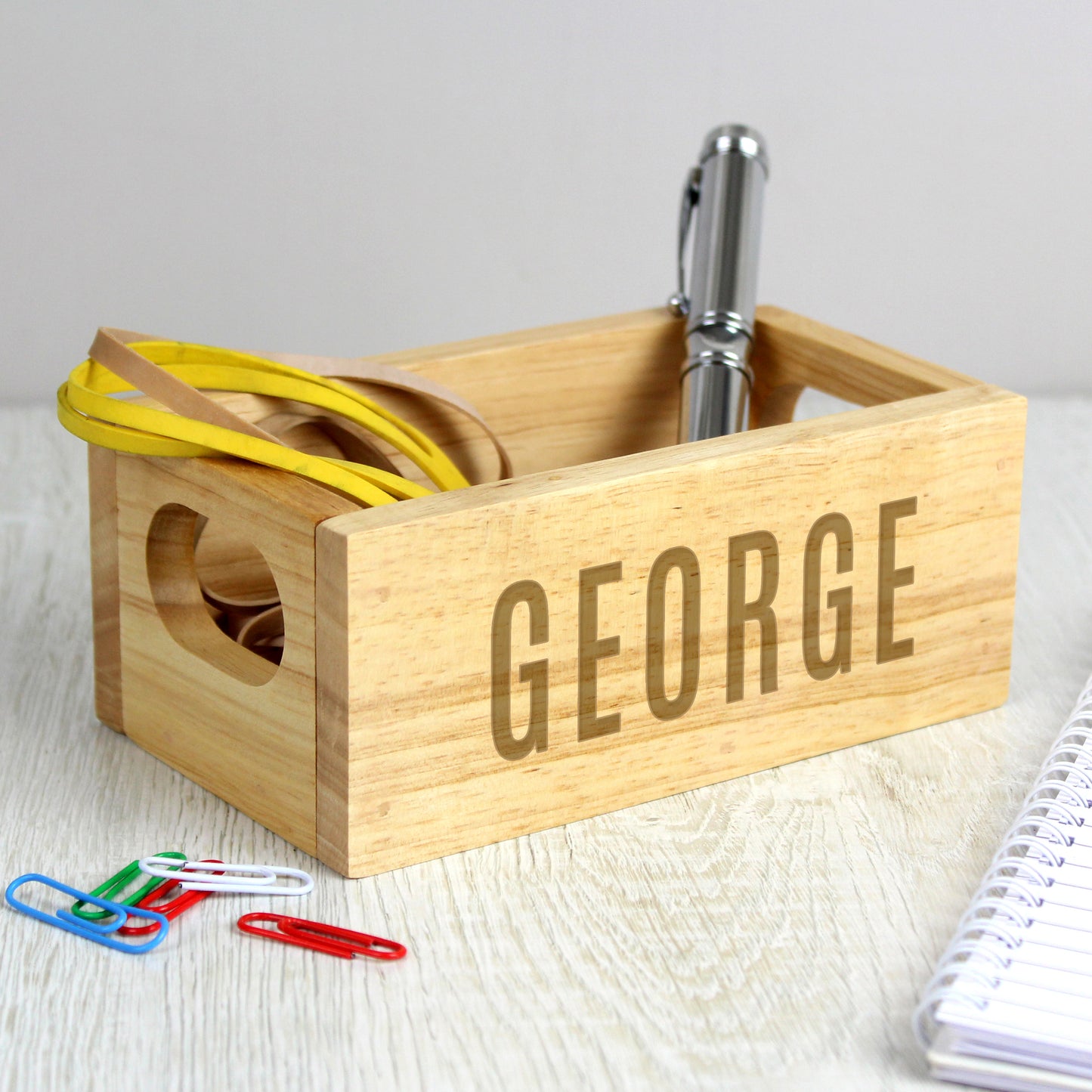 Personalised Name Only Mini Wooden Crate