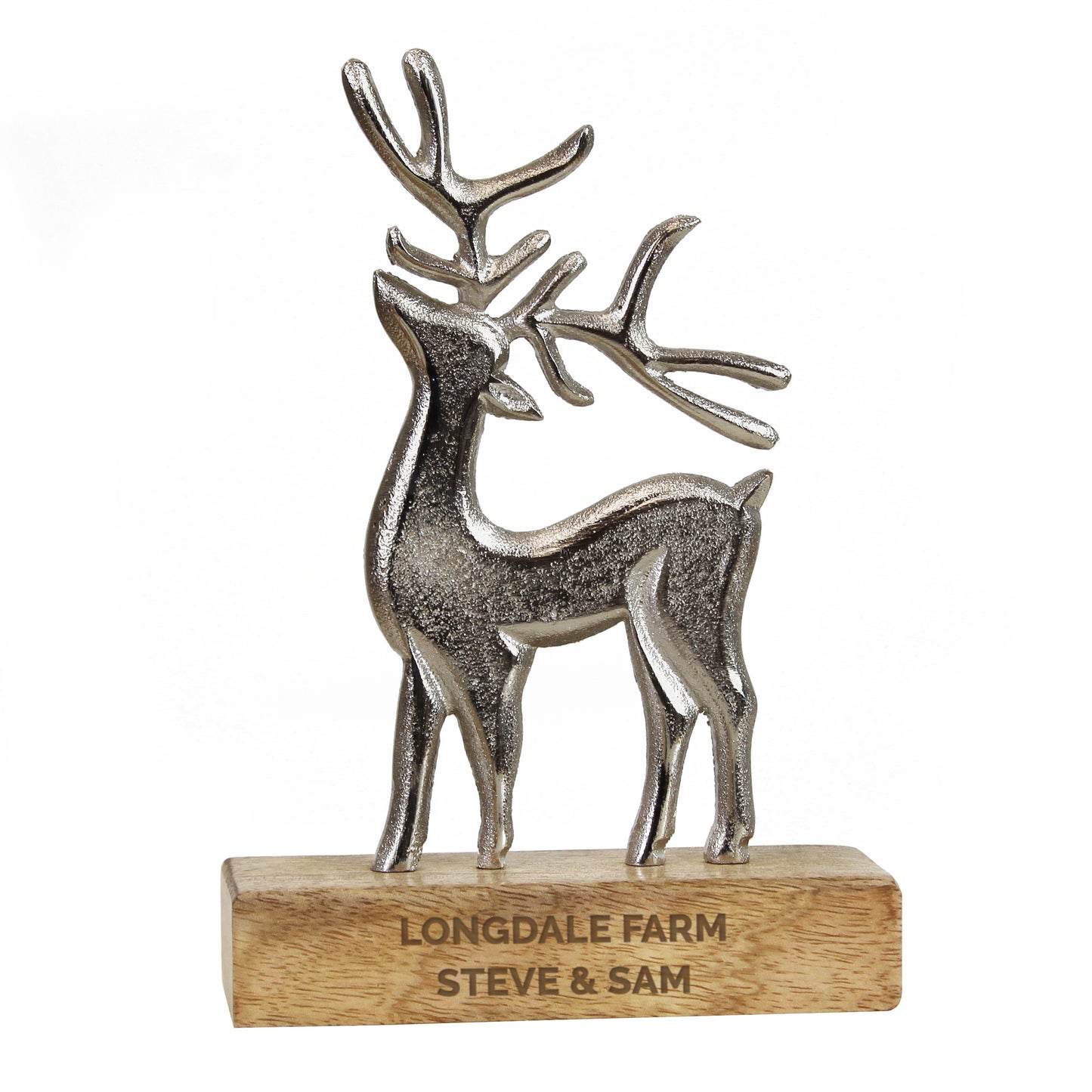 Personalised Stag Ornament