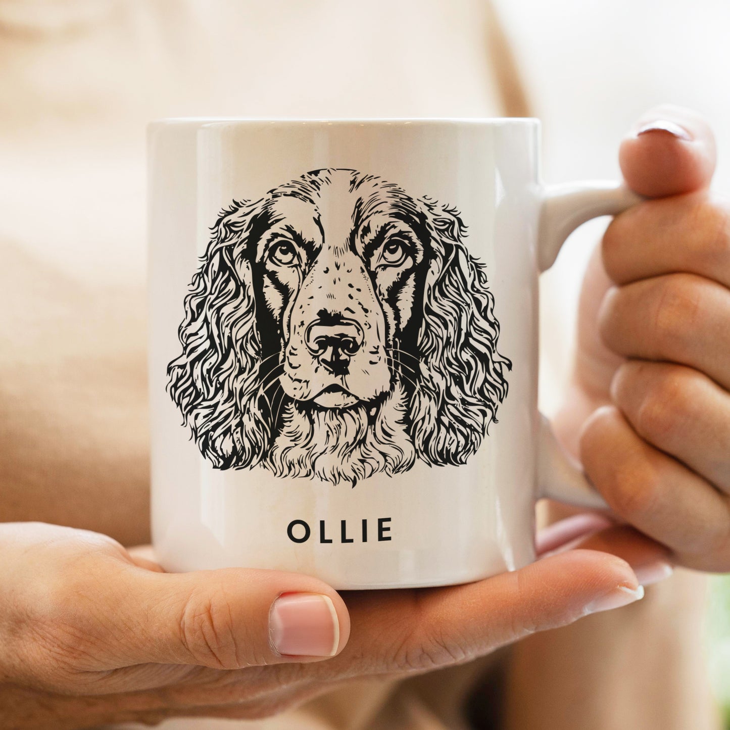 Personalised Dog Breed Mug