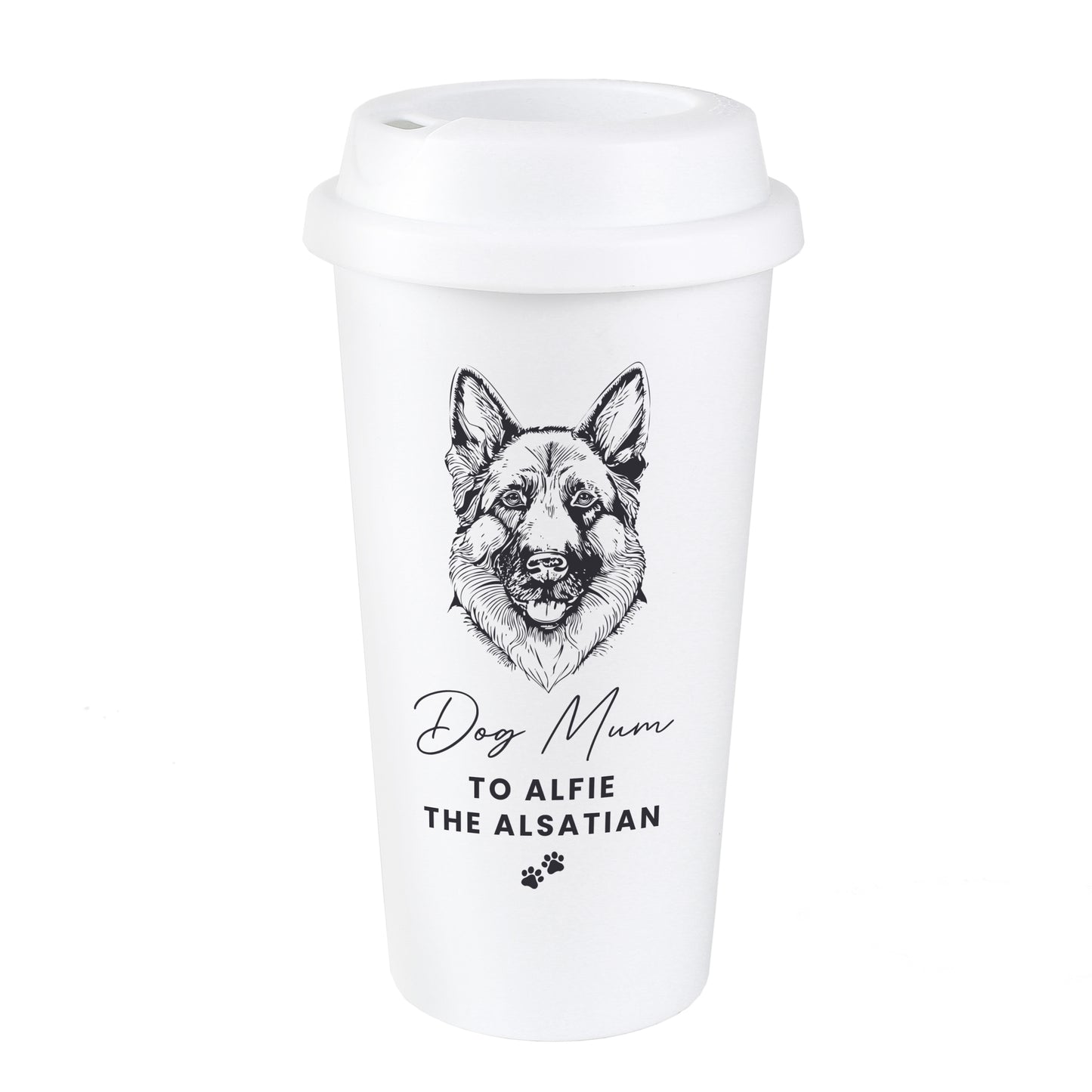 Personalised Dog Breed Travel Cup