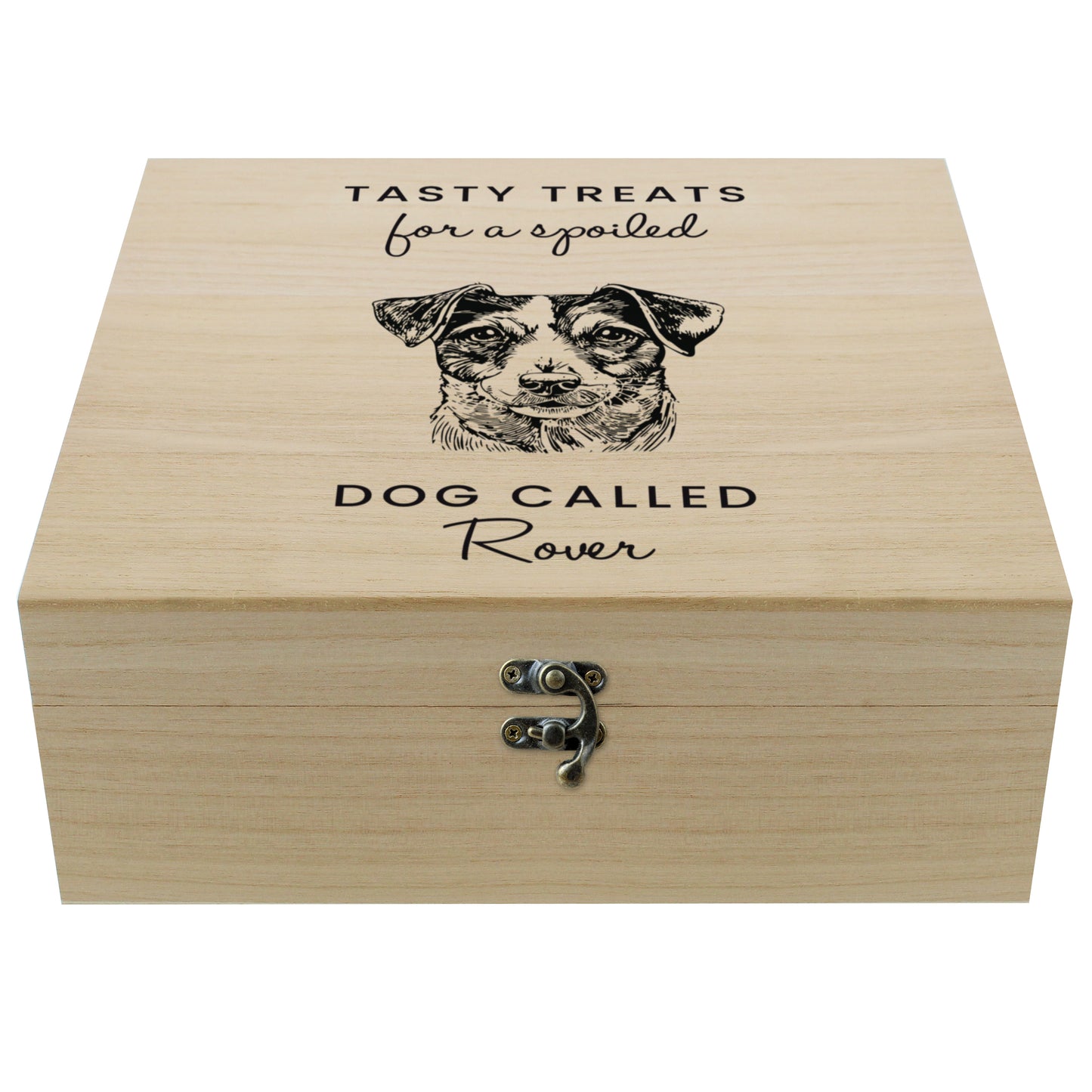 Personalised Dog Breed Wooden Storage Box