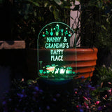 Personalised Vegetable Patch Outdoor Solar Light