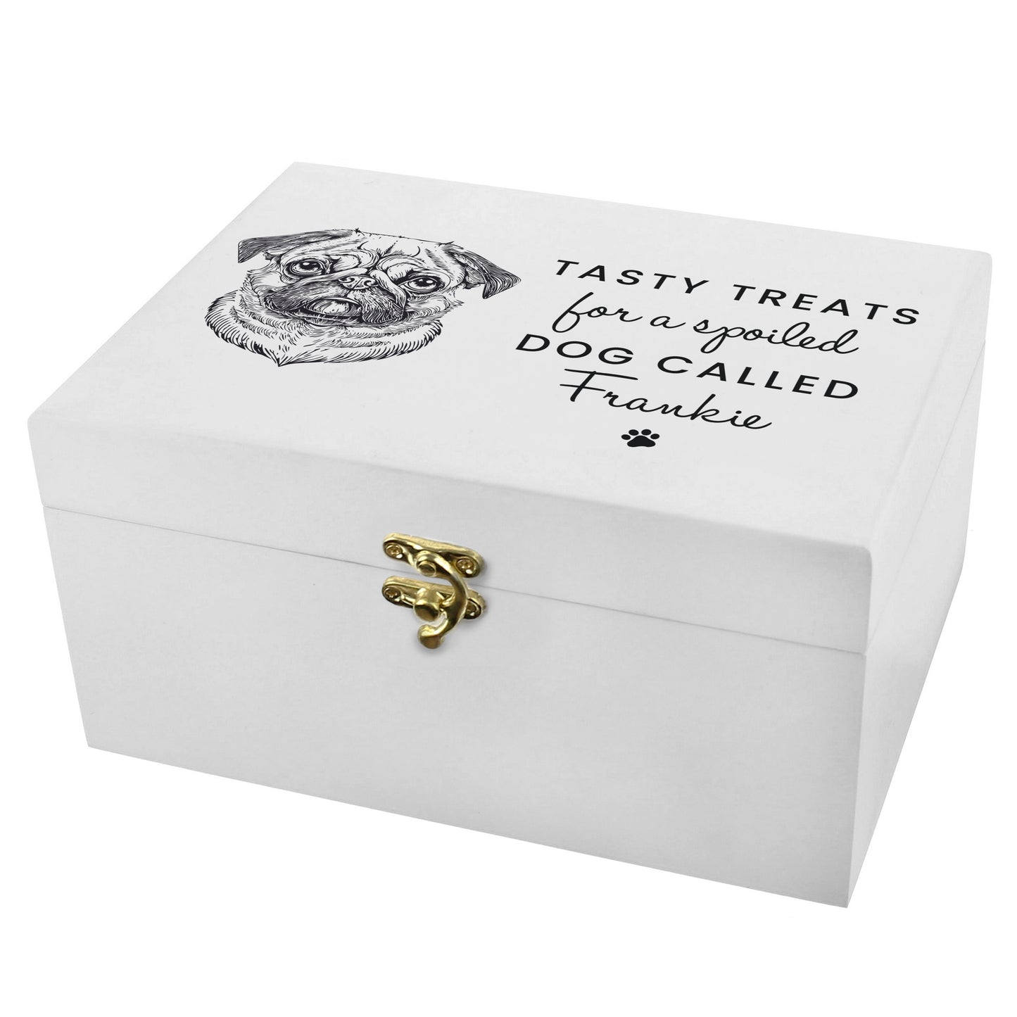 Personalised Dog Breed Wooden Storage Box