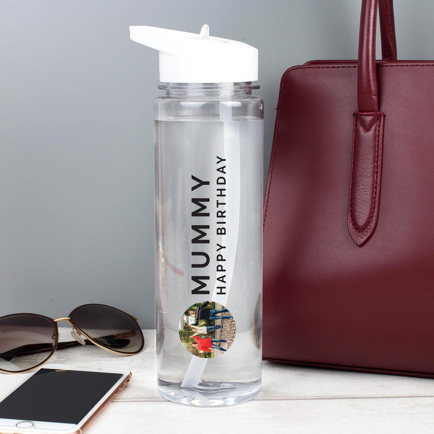 Personalised Photo Upload Water Bottle